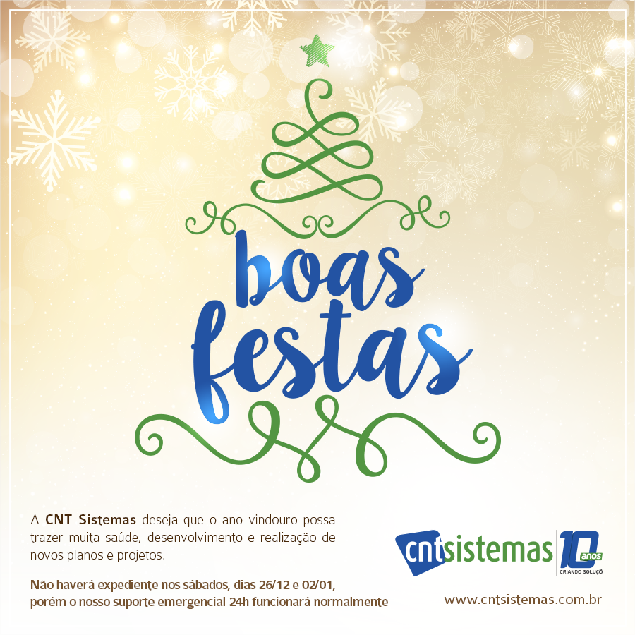 Boas Festas e Feliz 2016